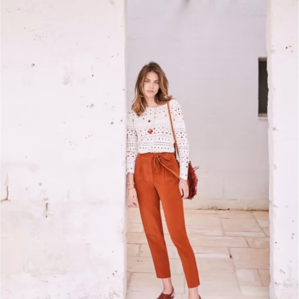 BNWT Sezane Pantalon Theodore Pants - Picture 2 of 6